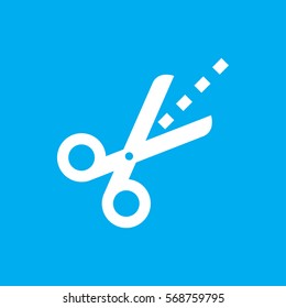 scissors icon illustration isolated vector sign symbol