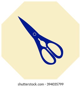 Scissors icon isolated