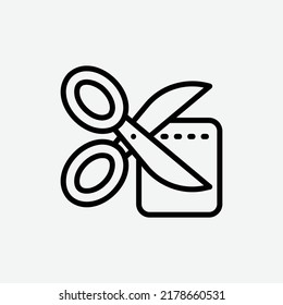  scissors icon, isolated mechanic outline icon in light grey background, perfect for website, blog, logo, graphic design, social media, UI, mobile app