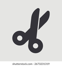 Scissors icon isolated on background. Education symbol modern, simple, vector, icon for website design, mobile app, ui. Vector Illustration