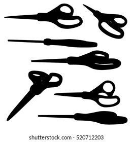 Scissors icon isolated on background. Simple vector symbol for web.