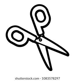 Scissors Icon Isolated On White Background
