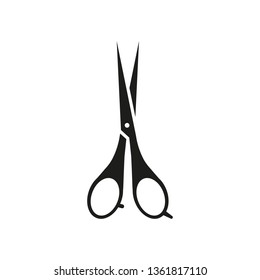 Scissors icon isolated on white background. Vector.