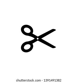 Scissors icon isolated on white background