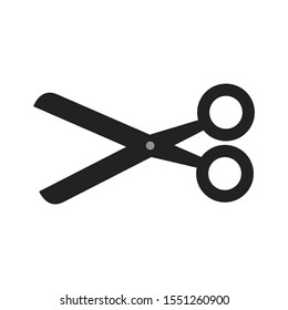 scissors icon isolated on white background. vector illustration