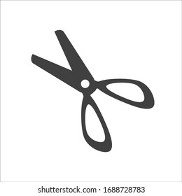 Scissors icon isolated on white background vector. EPS 10