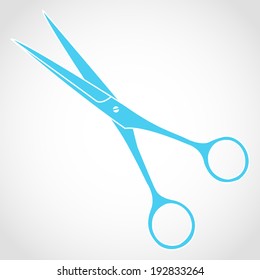 Scissors Icon Isolated on White Background