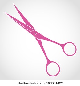 Scissors Icon Isolated on White Background