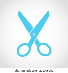 Scissors Icon Isolated on White Background
