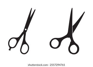 Scissors icon isolated on white background. clippers icon vector illustration.