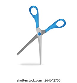 scissors icon isolated on a white background