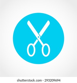 Scissors Icon Isolated on White Background