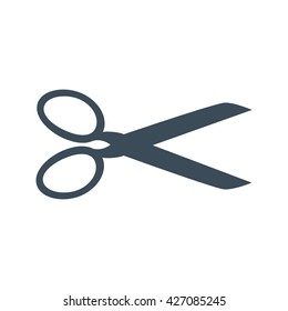 Scissors icon isolated on white background. vector illustration icon
