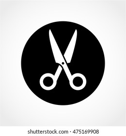 scissors Icon Isolated on White Background