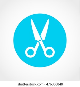 scissors Icon Isolated on White Background