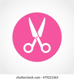 scissors Icon Isolated on White Background