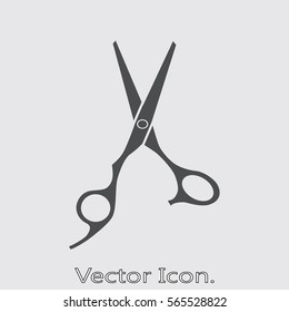 scissors icon isolated sign symbol and flat style for app, web and digital design. Vector illustration.