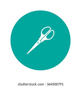 Scissors icon, isolated vector eps 10 illustration