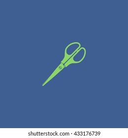 Scissors icon, isolated vector eps 10 illustration