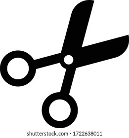 scissors icon isolated vector illustration