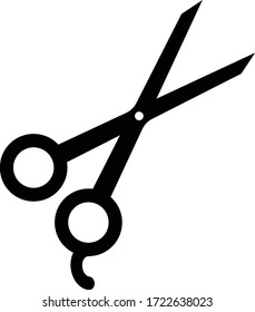 scissors icon isolated vector illustration