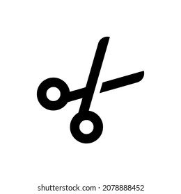 scissors icon isolated vector illustration simple design perfect for all project