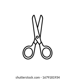 Scissors icon, logo isolated on white background. eps 10