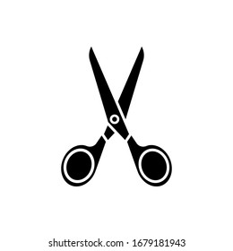 Scissors icon, logo isolated on white background. eps 10
