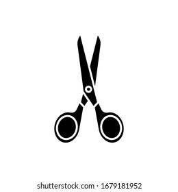 Scissors icon, logo isolated on white background. eps 10