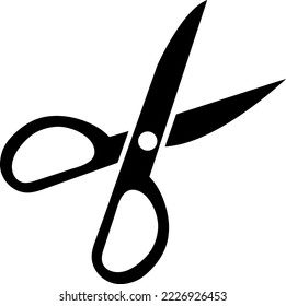 Scissors icon, logo isolated on white background.eps
