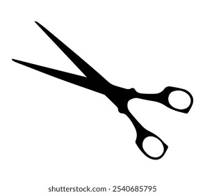 Scissors icon, logo isolated on white background.