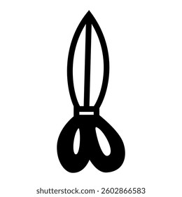 Scissors icon, logo, isolated on white background. Vector illustration.
