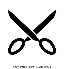 scissors icon or logo isolated sign symbol vector illustration - high quality black style vector icons
