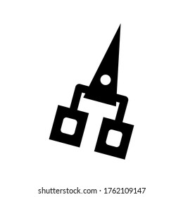 scissors  icon or logo isolated sign symbol vector illustration - high quality black style vector icons
