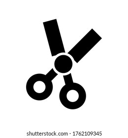 scissors  icon or logo isolated sign symbol vector illustration - high quality black style vector icons
