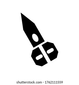 scissors  icon or logo isolated sign symbol vector illustration - high quality black style vector icons
