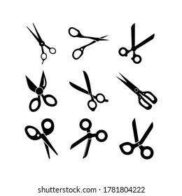 scissors icon or logo isolated sign symbol vector illustration - Collection of high quality black style vector icons
