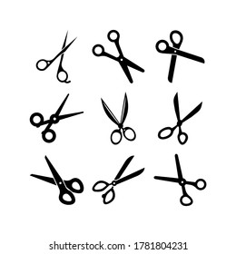 scissors icon or logo isolated sign symbol vector illustration - Collection of high quality black style vector icons
