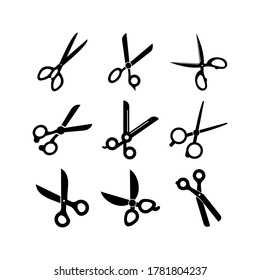 scissors icon or logo isolated sign symbol vector illustration - Collection of high quality black style vector icons
