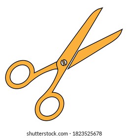 Scissors icon or logo isolated sign symbol illustration for web design