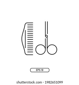 icono de tijeras o logotipo símbolo de señas aislado ilustración vectorial de estilo negro de alta calidad iconos vectoriales. trazo editable