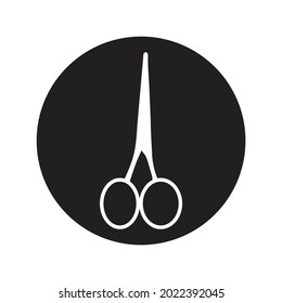scissors icon or logo isolated sign symbol vector illustration - high-quality black style vector icons
