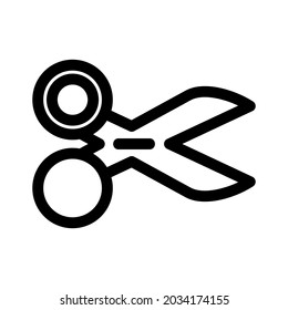 scissors icon or logo isolated sign symbol vector illustration - high quality black style vector icons
