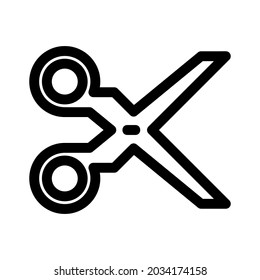 scissors icon or logo isolated sign symbol vector illustration - high quality black style vector icons
