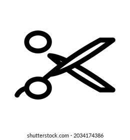 scissors icon or logo isolated sign symbol vector illustration - high quality black style vector icons

