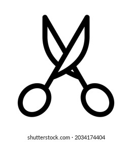 scissors icon or logo isolated sign symbol vector illustration - high quality black style vector icons
