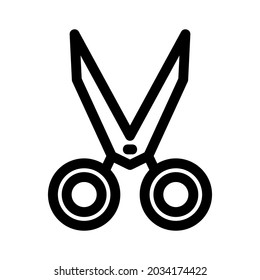 scissors icon or logo isolated sign symbol vector illustration - high quality black style vector icons
