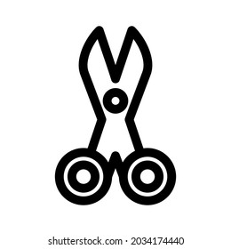 scissors icon or logo isolated sign symbol vector illustration - high quality black style vector icons
