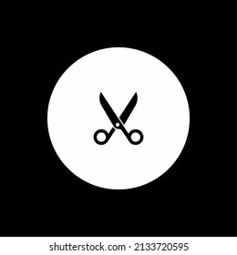 scissors icon or logo isolated sign symbol vector illustration - high quality black style vector icons