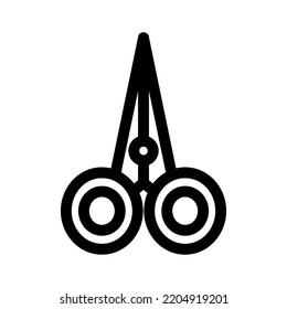 scissors icon or logo isolated sign symbol vector illustration - high quality black style vector icons
